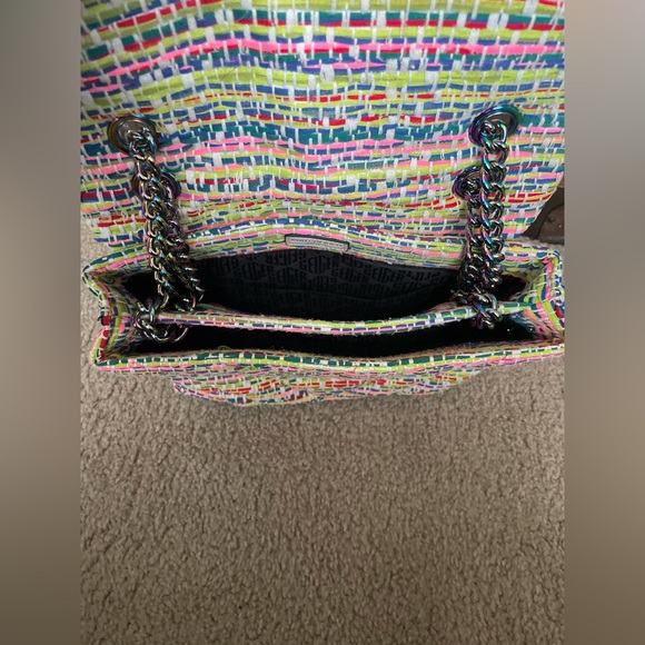 Kurt Geiger Tweed Rainbow Handbag - Picture 8 of 13